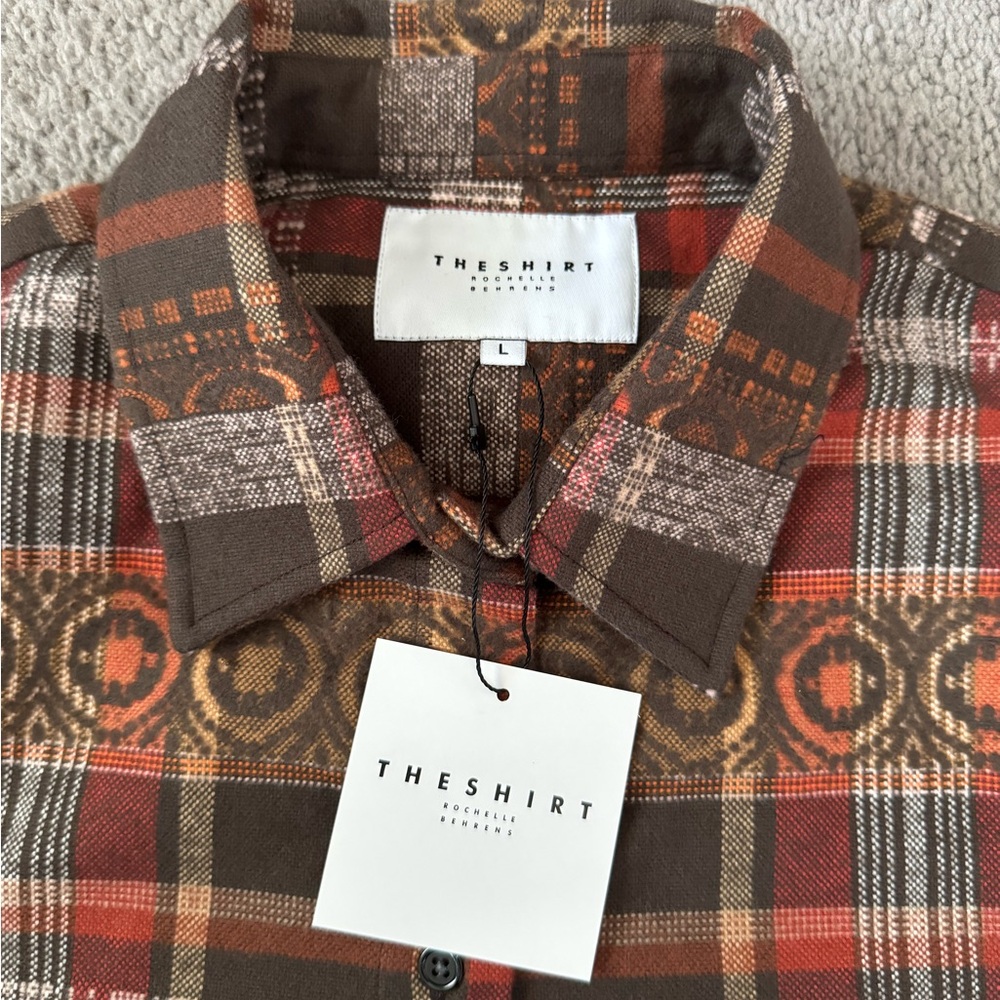New plaid long sleeve dress by The Shirt Rochelle Behrens